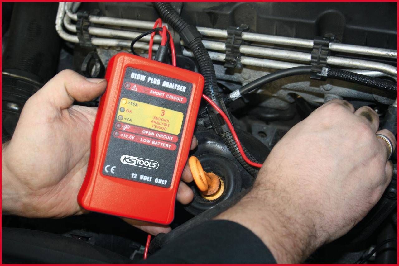 KS TOOLS Glühkerzen-Prüfgerät