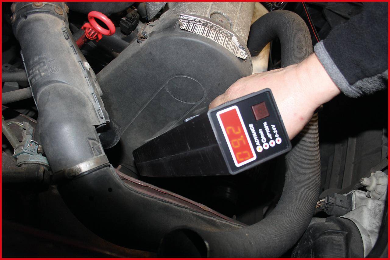 KS TOOLS Digitale Zündzeitpunktpistole (Stroboskop) mit LED-Anzeige