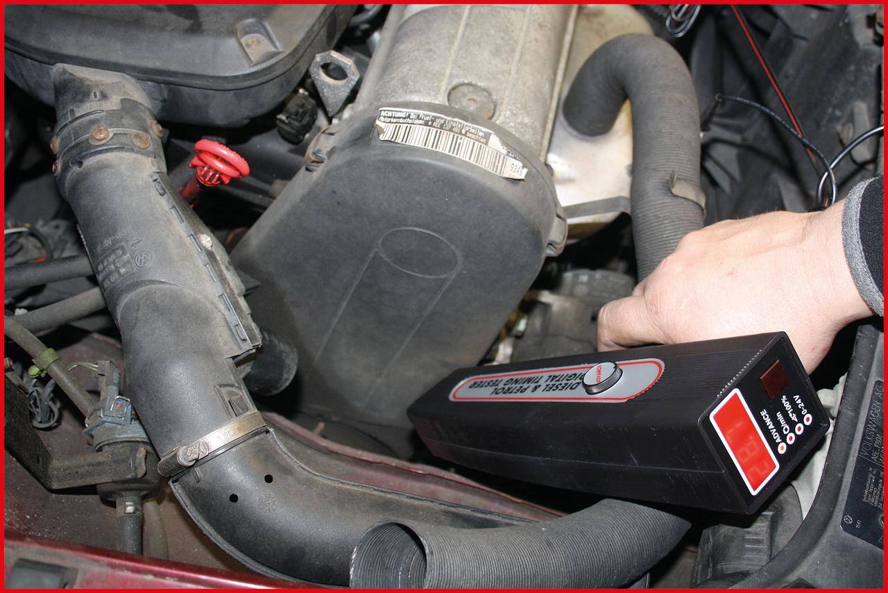 KS TOOLS Digitale Zündzeitpunktpistole (Stroboskop) mit LED-Anzeige