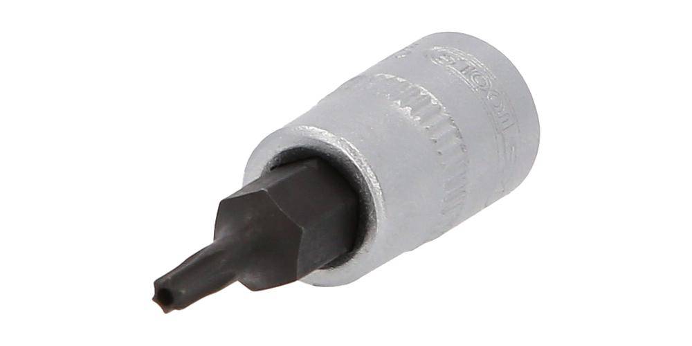 KS TOOLS 1/4" Bit-Stecknuss Torx mit Stirnlochbohrung, TB10