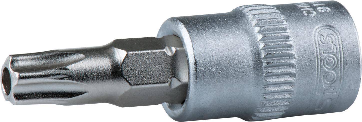 KS TOOLS 1/4'' Bit-Stecknuss TX mit Stirnlochbohrung, TB25 (911.1465)