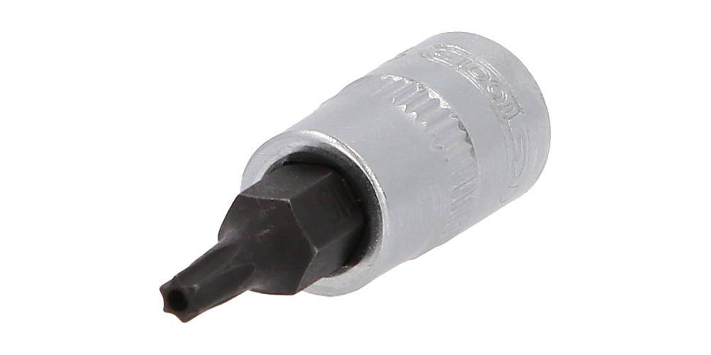 KS TOOLS 1/4" Bit-Stecknuss Torx mit Stirnlochbohrung, TB15