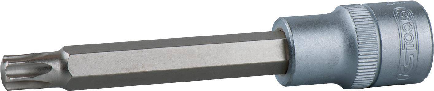 KS TOOLS 1/2'' Bit-Stecknuss TX mit Stirnlochbohrung, lang,TB80 (911.1632)