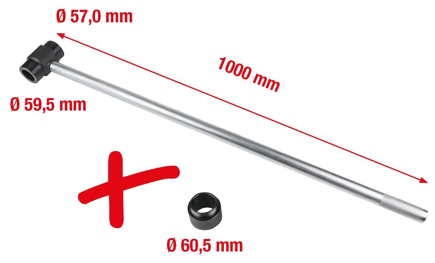 KS TOOLS Schwingungsdmpfer-Halteschlssel-Satz fr BMW, 5-tlg