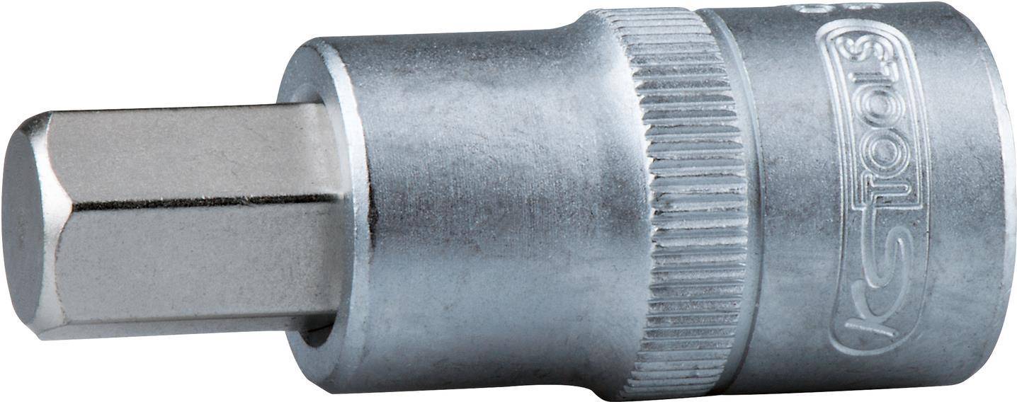 KS TOOLS 2,50cm (1'') Bit-Stecknuss Innensechskant, kurz, 24 mm (911.1809)