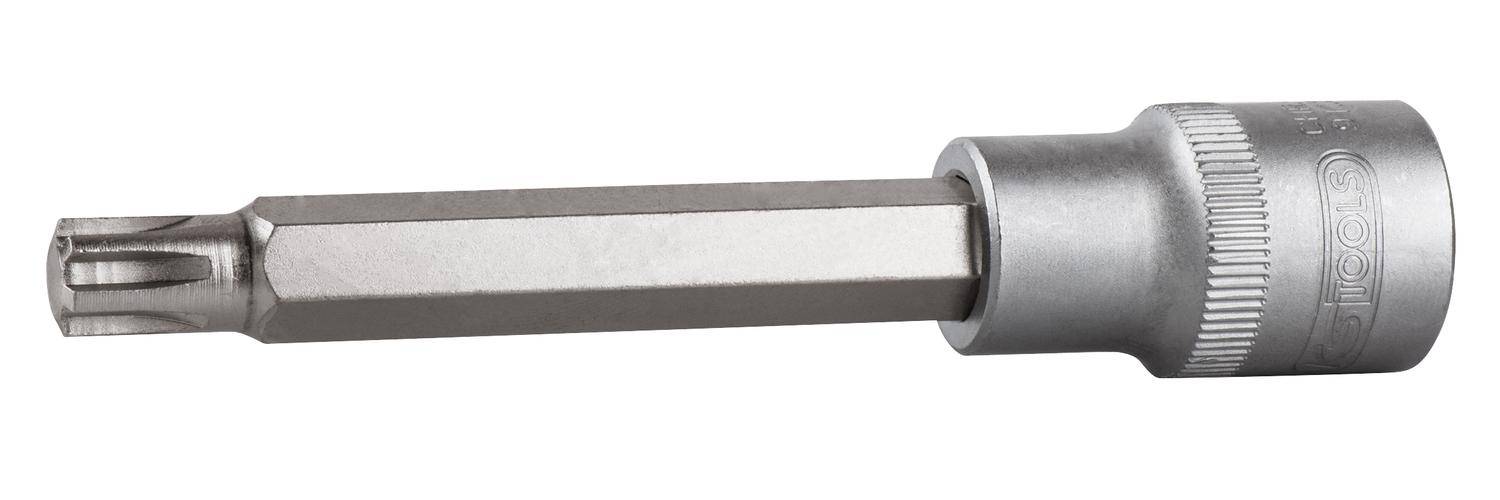 KS TOOLS 1/2" Bit-Stecknuss für RIBE-Schrauben, M9, 110mm