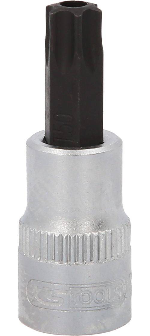 KS TOOLS 3/8" Bit-Stecknuss Torx mit Stirnlochbohrung, TB50