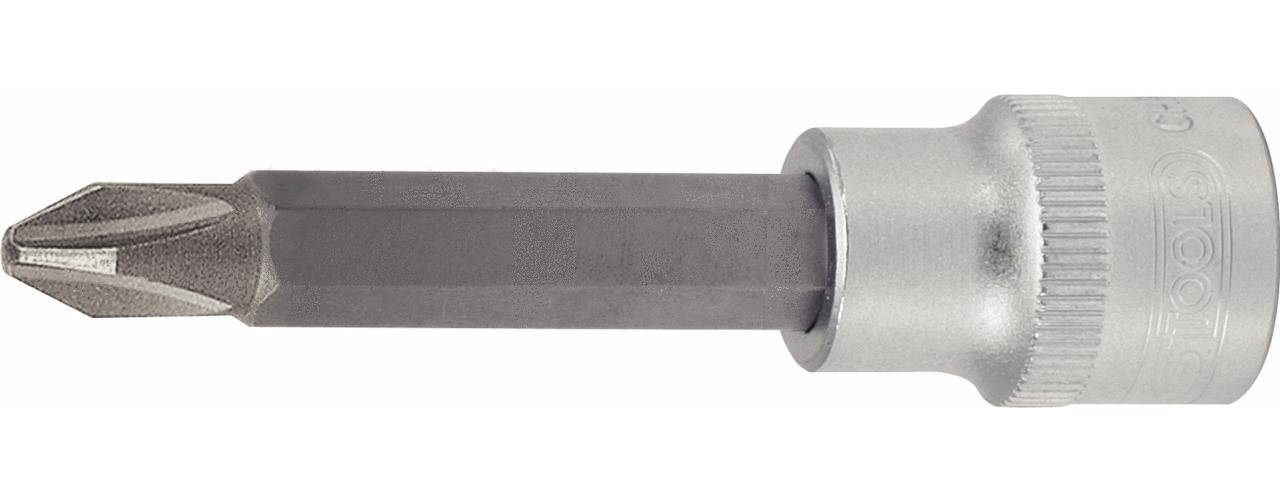 KS TOOLS 1/2" Bit-Stecknuss, lang, PH2