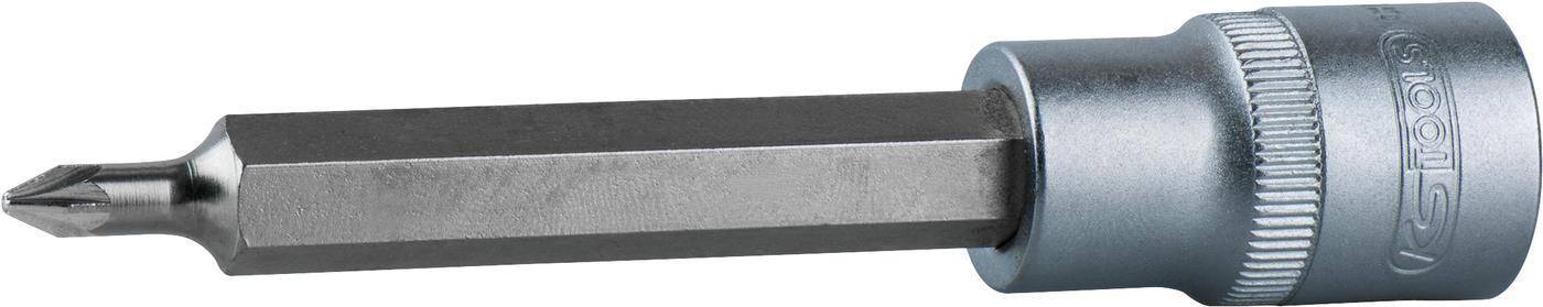 KS TOOLS Werkzeuge-Maschinen GmbH 1/2'' Bit-Stecknuss, lang, PZ4 (917.1305)
