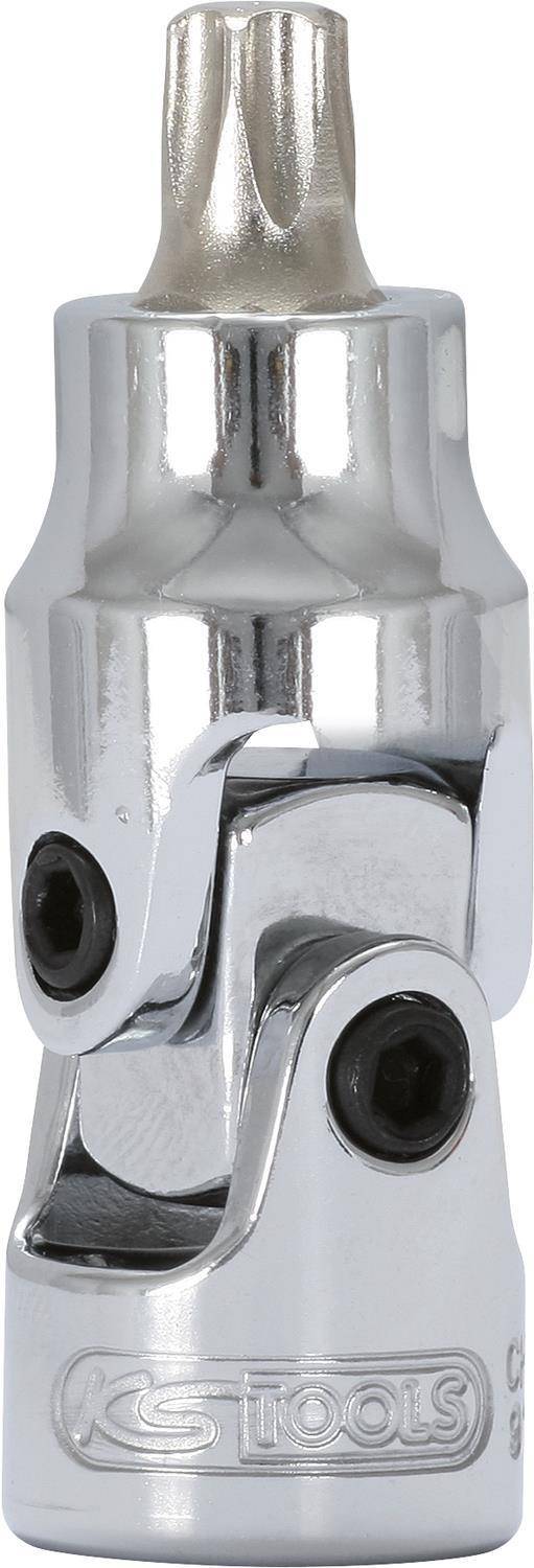 KS TOOLS 1/4'' CHROMEplus Gelenk-Bit-Stecknuss TX, T8 (917.1491)