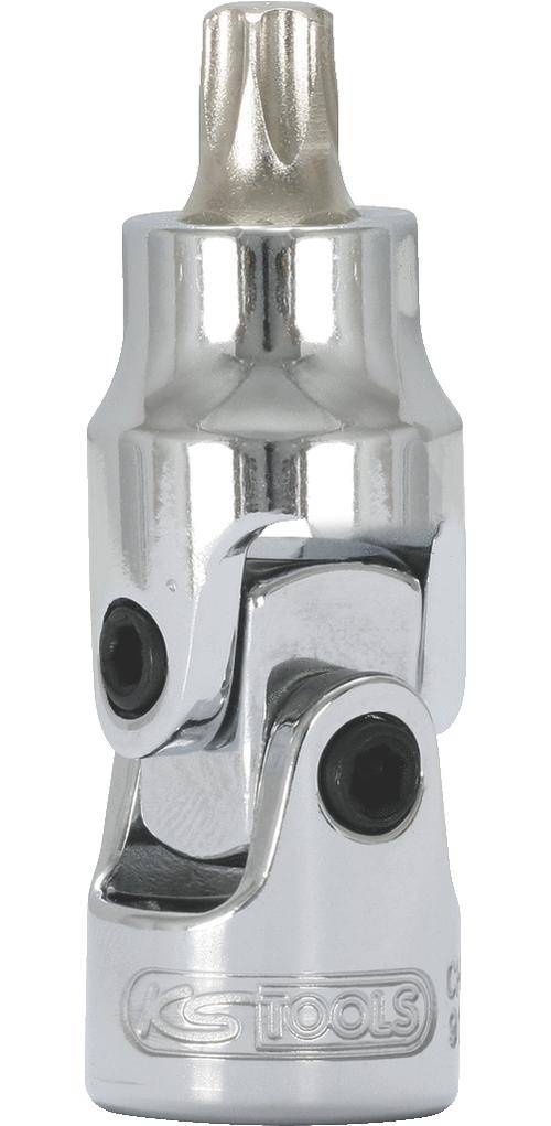 KS TOOLS 1/4" CHROMEplus Gelenk-Bit-Stecknuss Torx, T20
