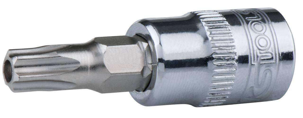 KS TOOLS 3/8" CHROMEplus Bit-Stecknuss Torx mit Stirnlochbohrung,TB27