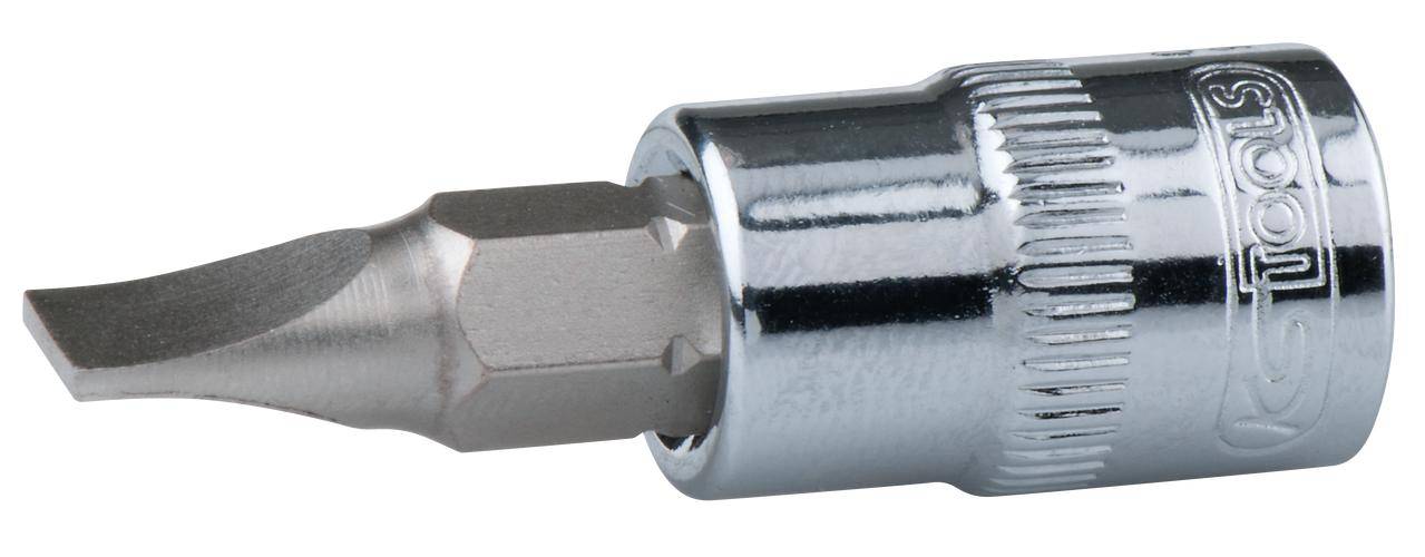 KS TOOLS 1/4" CHROMEplus Bit-Stecknuss Schlitz, 5,5mm