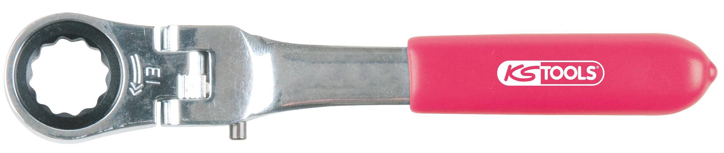 KS TOOLS Gelenk-Umsteckratsche, 13,0 mm