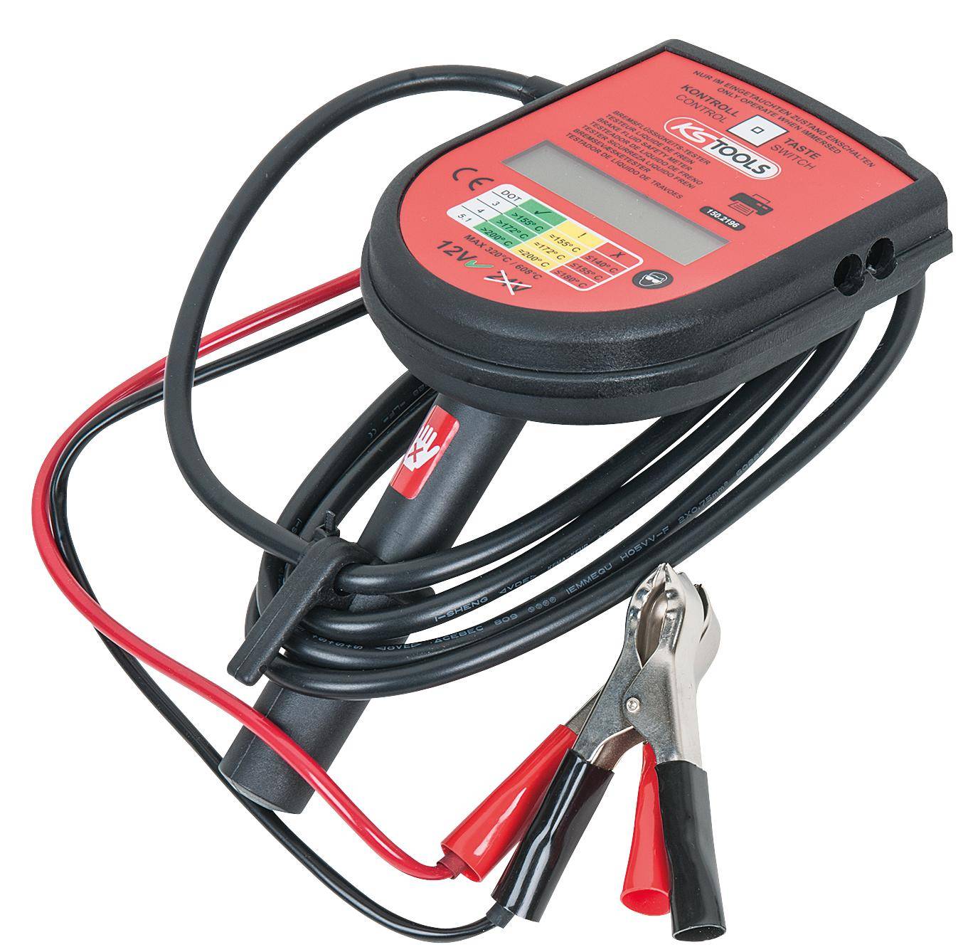 KS TOOLS Digitaler Bremsflssigkeits-Tester mit Druckerschnittstelle