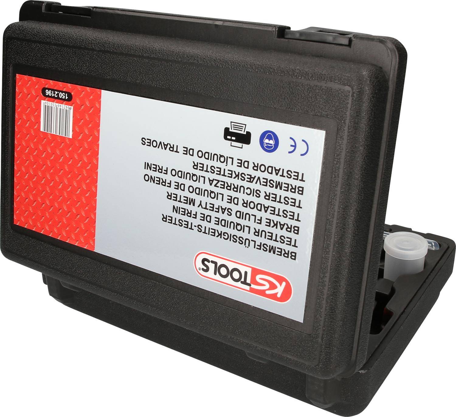 KS TOOLS Digitaler Bremsflssigkeits-Tester mit Druckerschnittstelle