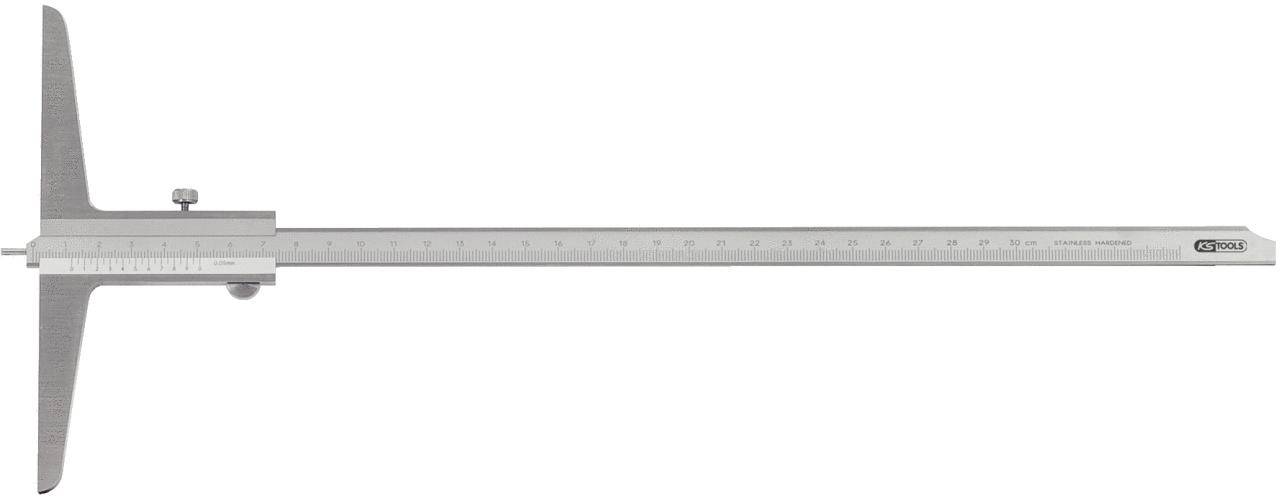 KS TOOLS Tiefenmessschieber mit Messstift, 0-150mm