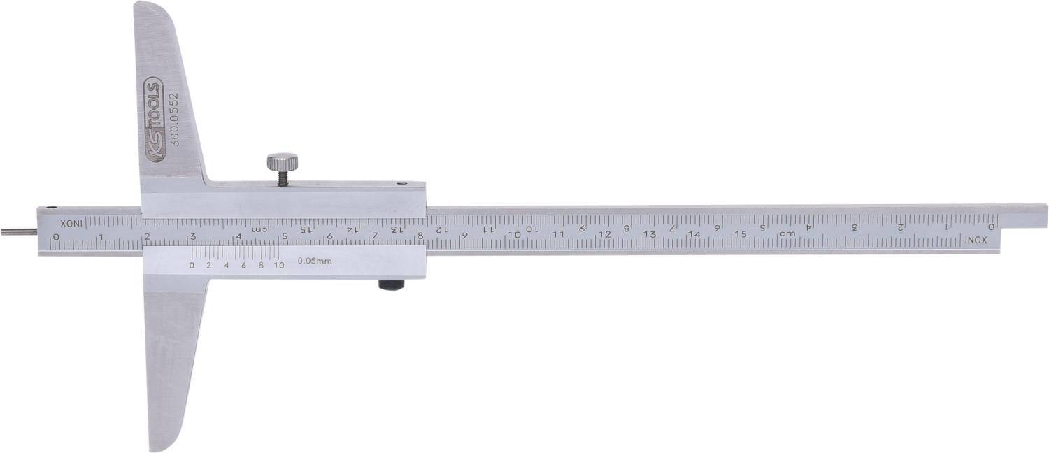 KS TOOLS Tiefenmessschieber mit Messstift, 0-150mm