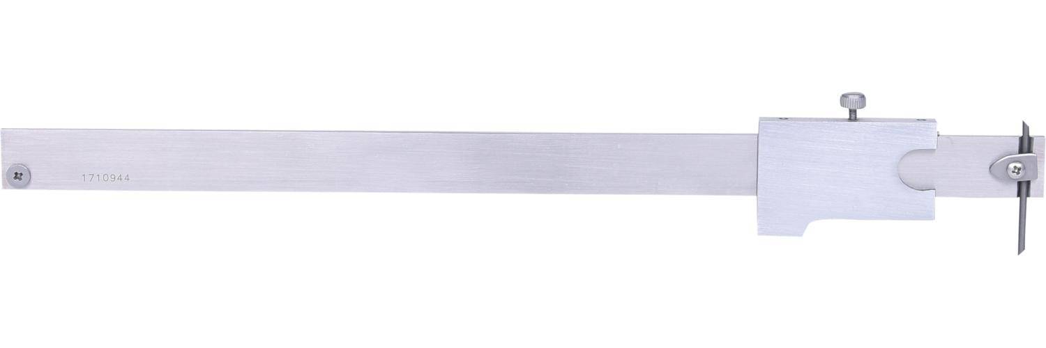 KS TOOLS Universalstreichmaß mit Anschlagrolle, 200mm