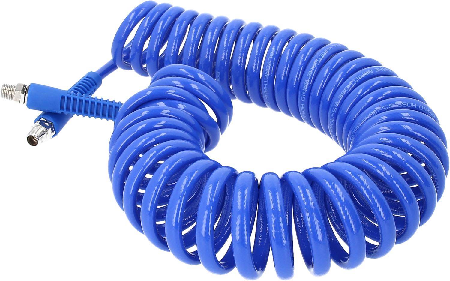 KS TOOLS PU-Druckluft-Spiralschlauch, Ø 6mm