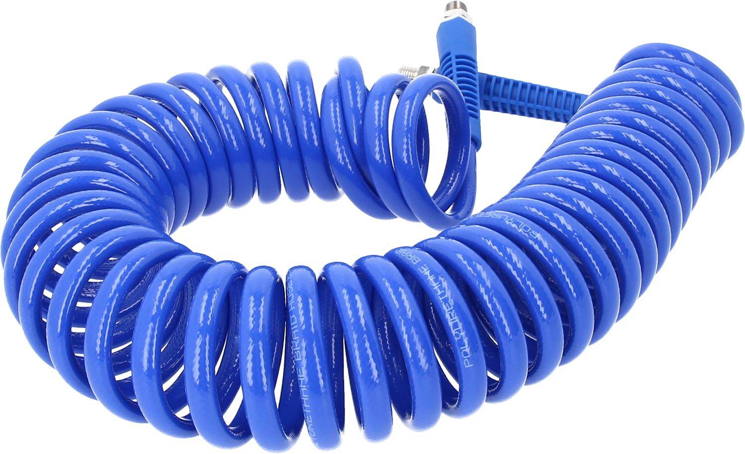 KS TOOLS PU-Druckluft-Spiralschlauch, Ø 6mm
