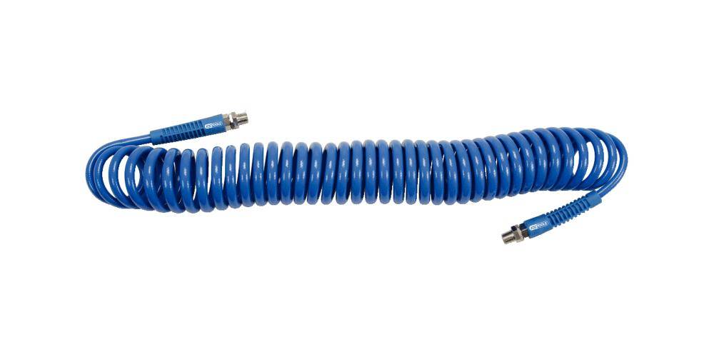 KS TOOLS PU-Druckluft-Spiralschlauch, Ø 10mm