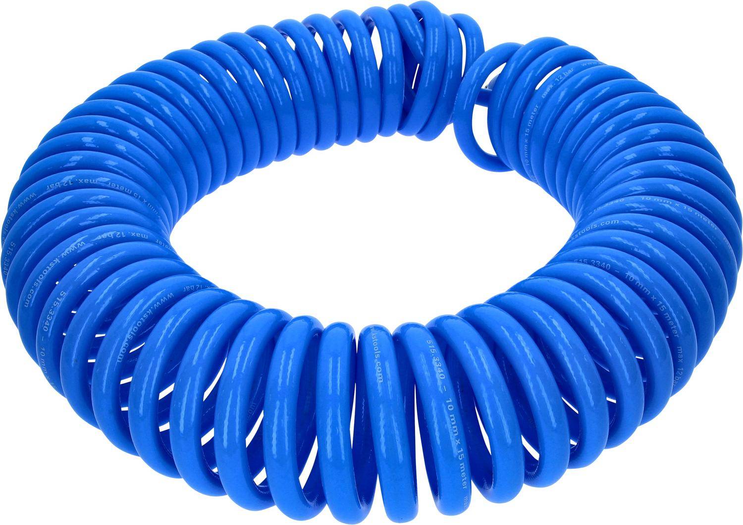 KS TOOLS PU-Druckluft-Spiralschlauch, Ø 10mm