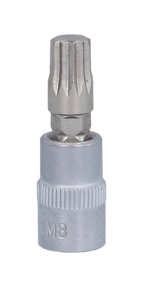 KS TOOLS 1/4" Bit-Stecknuss XZN, M8