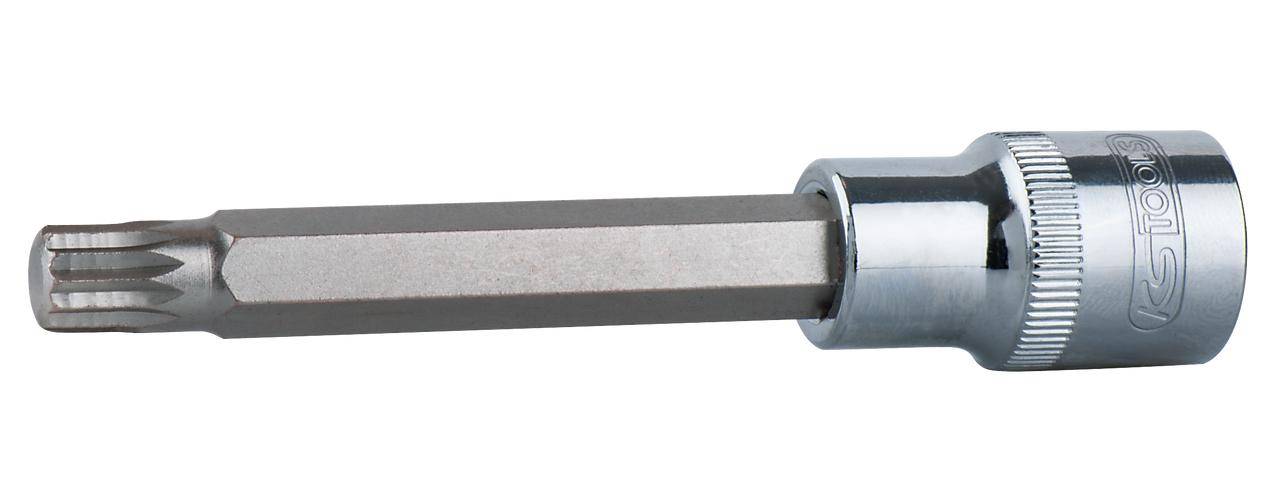 KS TOOLS 1/2" CHROMEplus Bit-Stecknuss XZN, lang, M6