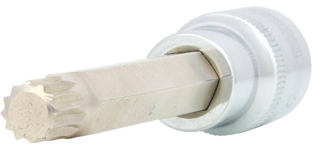 KS TOOLS 1/2" CHROMEplus Bit-Stecknuss XZN, lang, M10