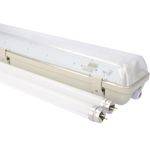 LED's light Feuchtraumleuchte mit LED-Röhren 120 cm 2x 14W neutralweiß IP65 G13