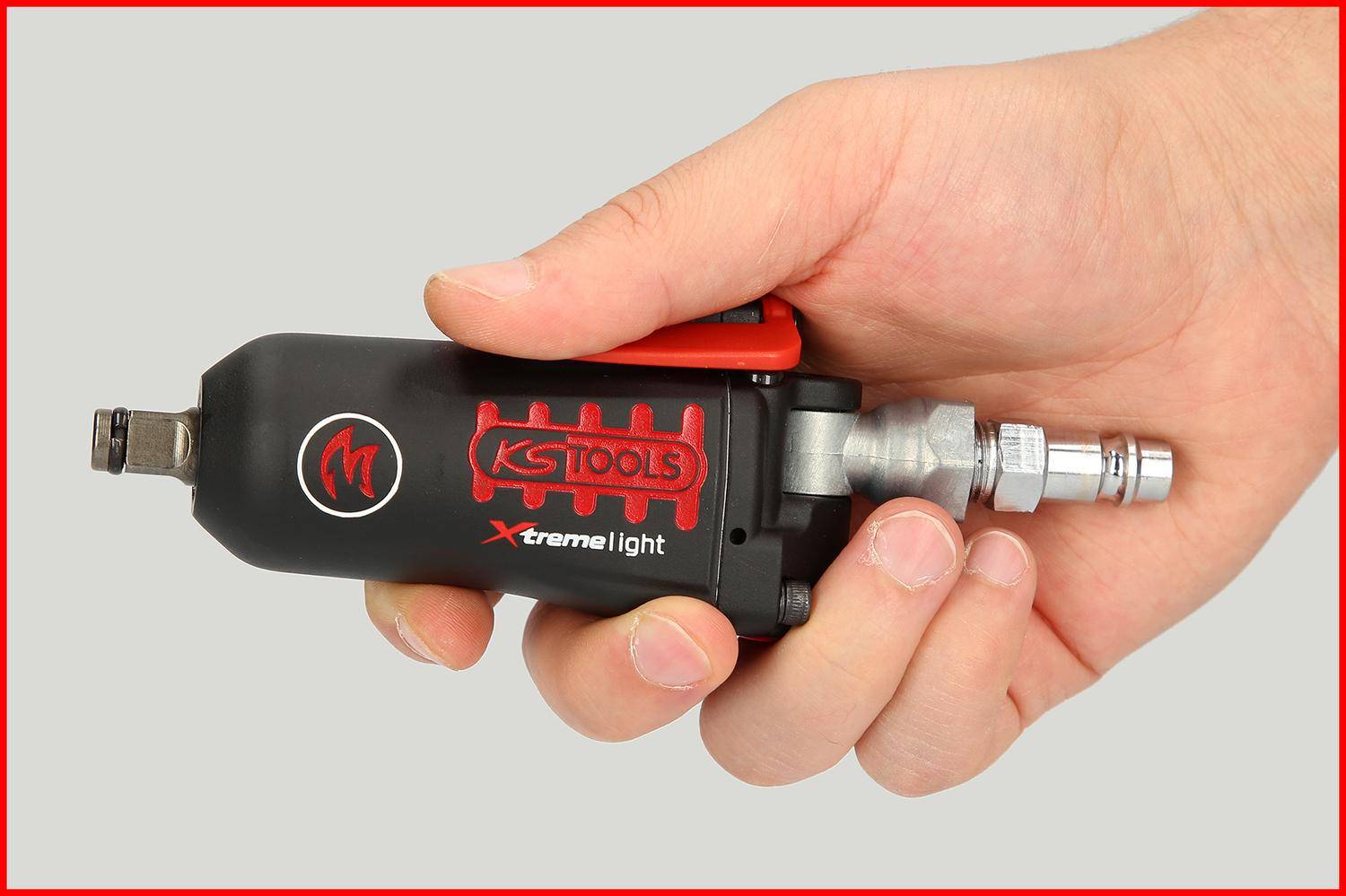 KS TOOLS 3/8" MONSTER Xtremelight Mini-Druckluft-Schlagschrauber mit