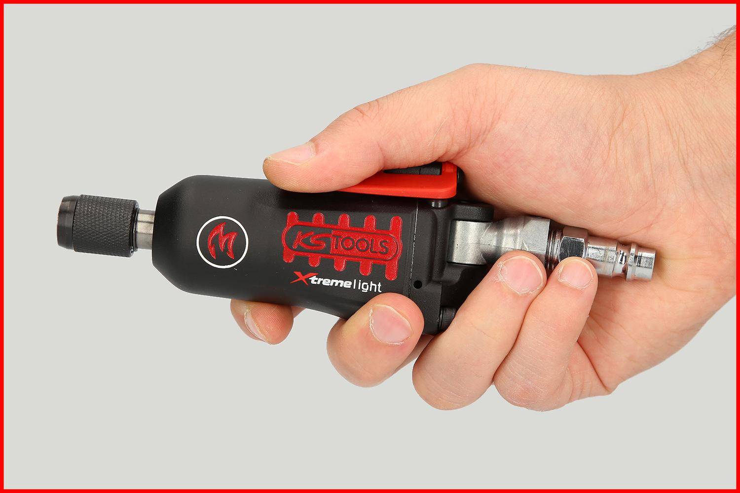 KS TOOLS 1/4" MONSTER Xtremelight Mini-Bit-Druckluft-Schlagschrauber