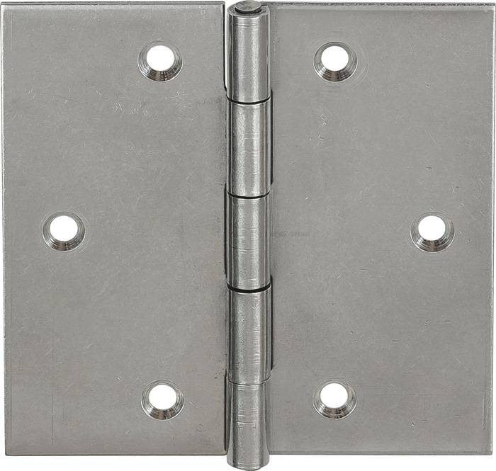 Scharnier 10503 H.60mm B.60mm S.1,2mm VA gerollt,ktg.VORMANN