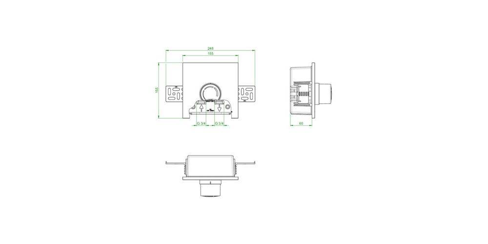 Oventrop Unibox RTL weiß