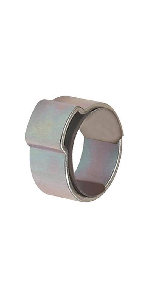 RIEGLER Schlauchklemme 1-Ohr Stahl glanzverzinkt (W1) mit Einlagering