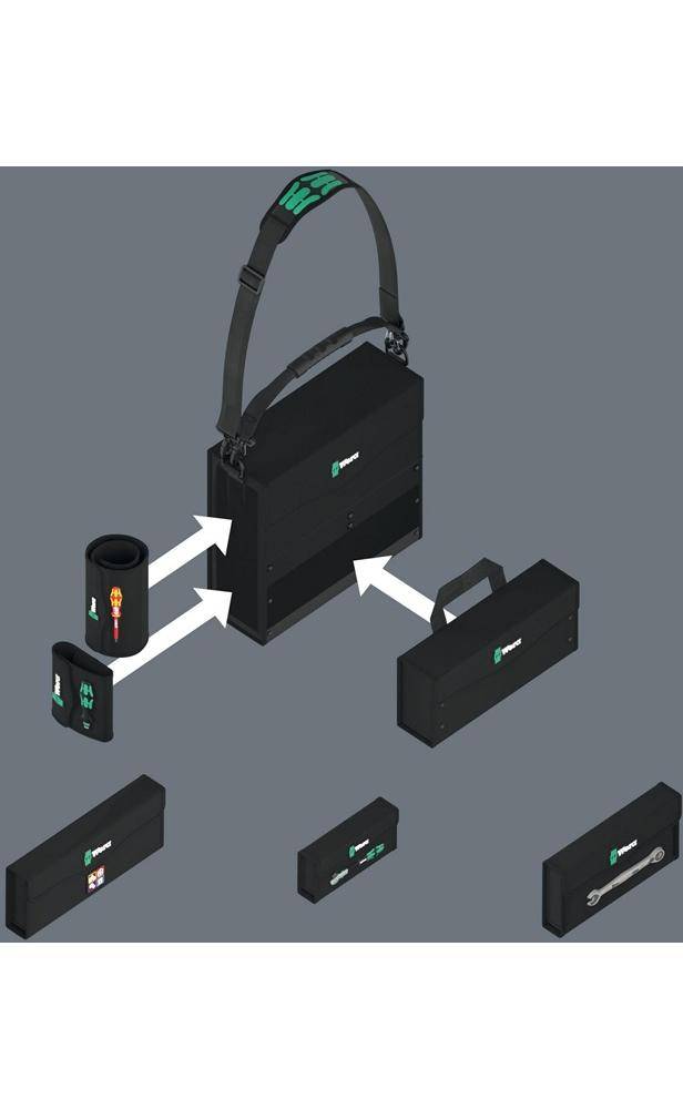Wera Werkzeugtrger 2go 1 B270xT300xH135mm