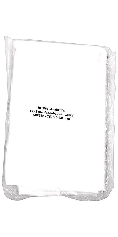 Becker Verpackungen Müllbeutel B330/310xL750mm 60 l 25 µm weiß