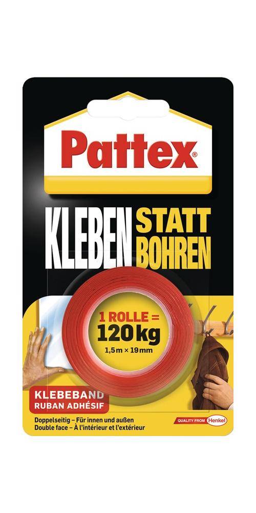 Pattex Klebeband Kleben st. Bohren