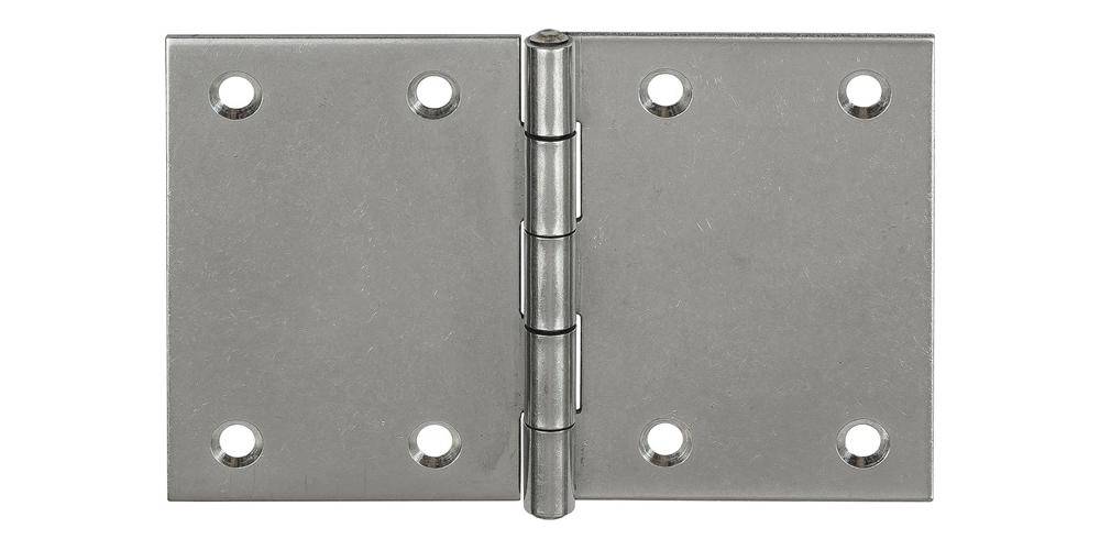 VORMANN Scharnier 1.4301 10504 Höhe 80 mm Breite 120 mm Stärke 1,5 mm