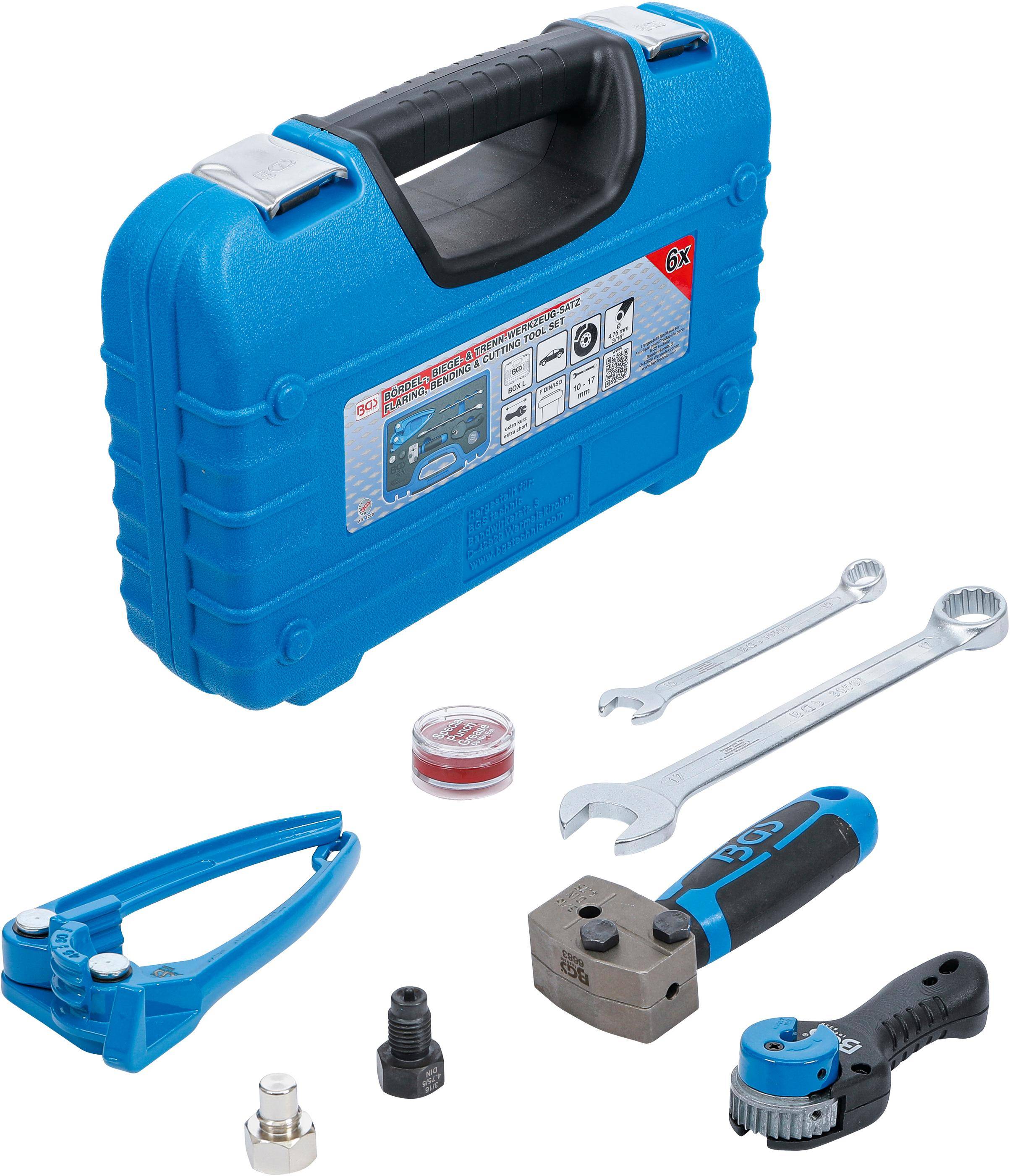 BGS Bördel-, Biege- & Trenn-Werkzeug-Satz | für 4,75 mm (3/16")