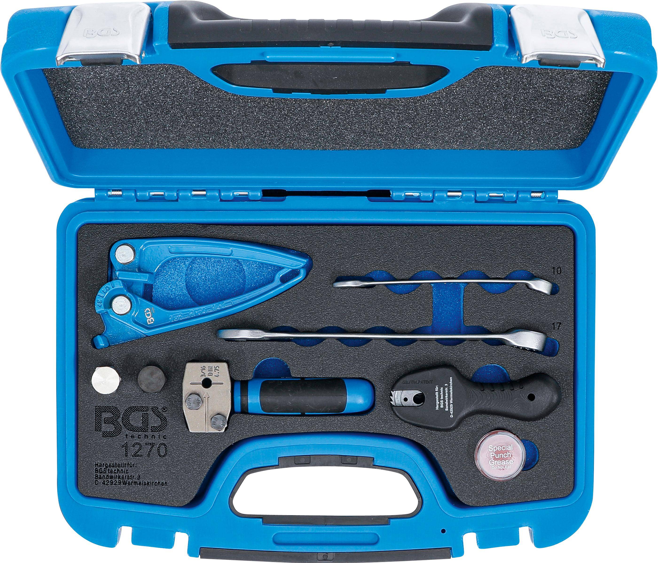 BGS Bördel-, Biege- & Trenn-Werkzeug-Satz | für 4,75 mm (3/16")