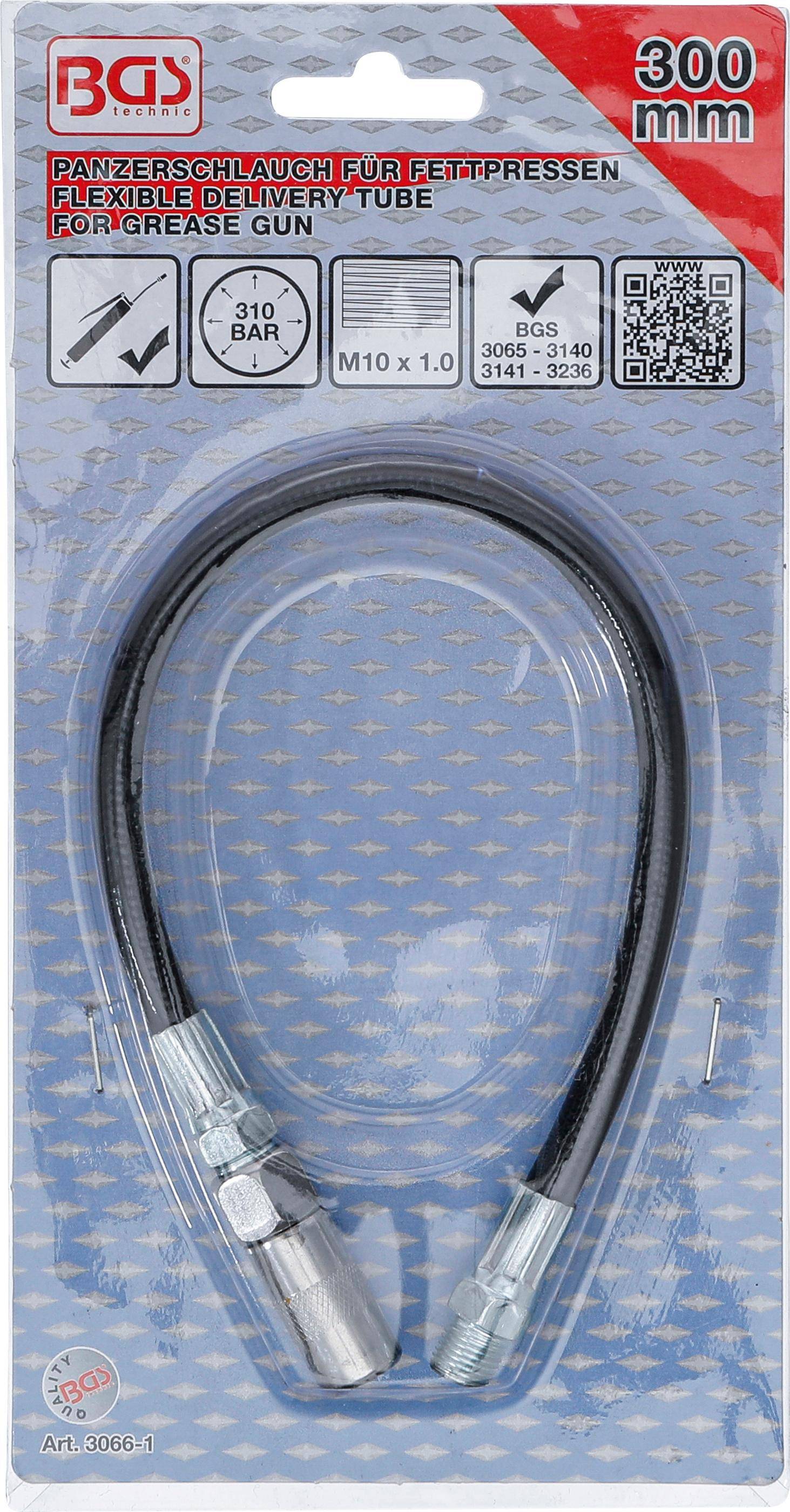 BGS Panzerschlauch fr Fettpressen | 300 mm