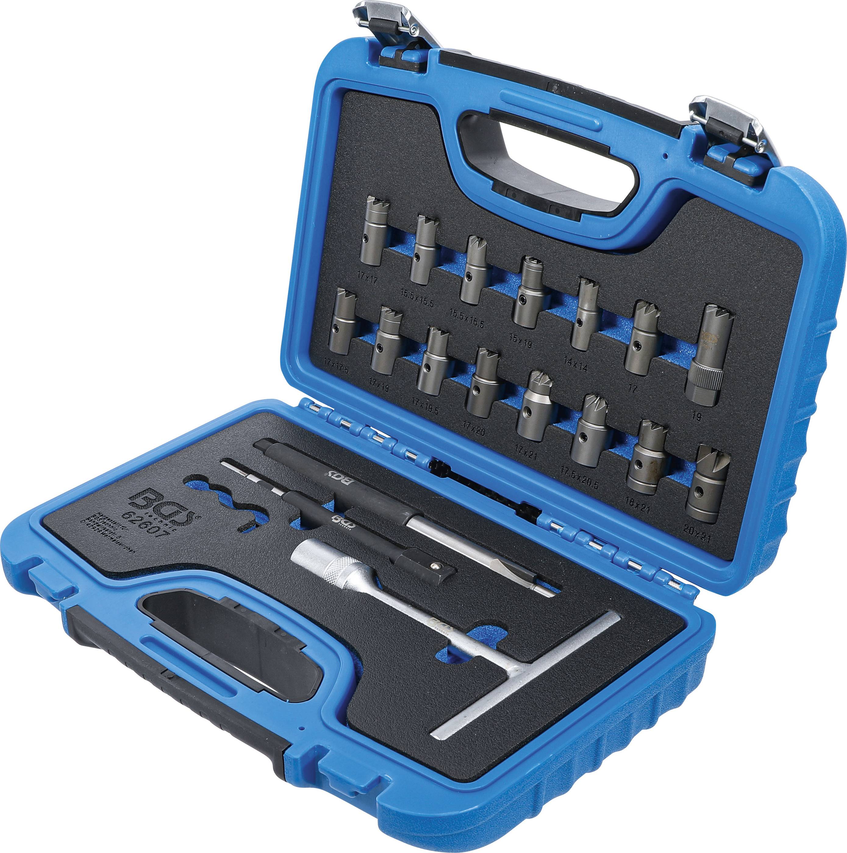 BGS technic Injektoren-Dichtsitz-Fräser-Satz | 19-tlg.