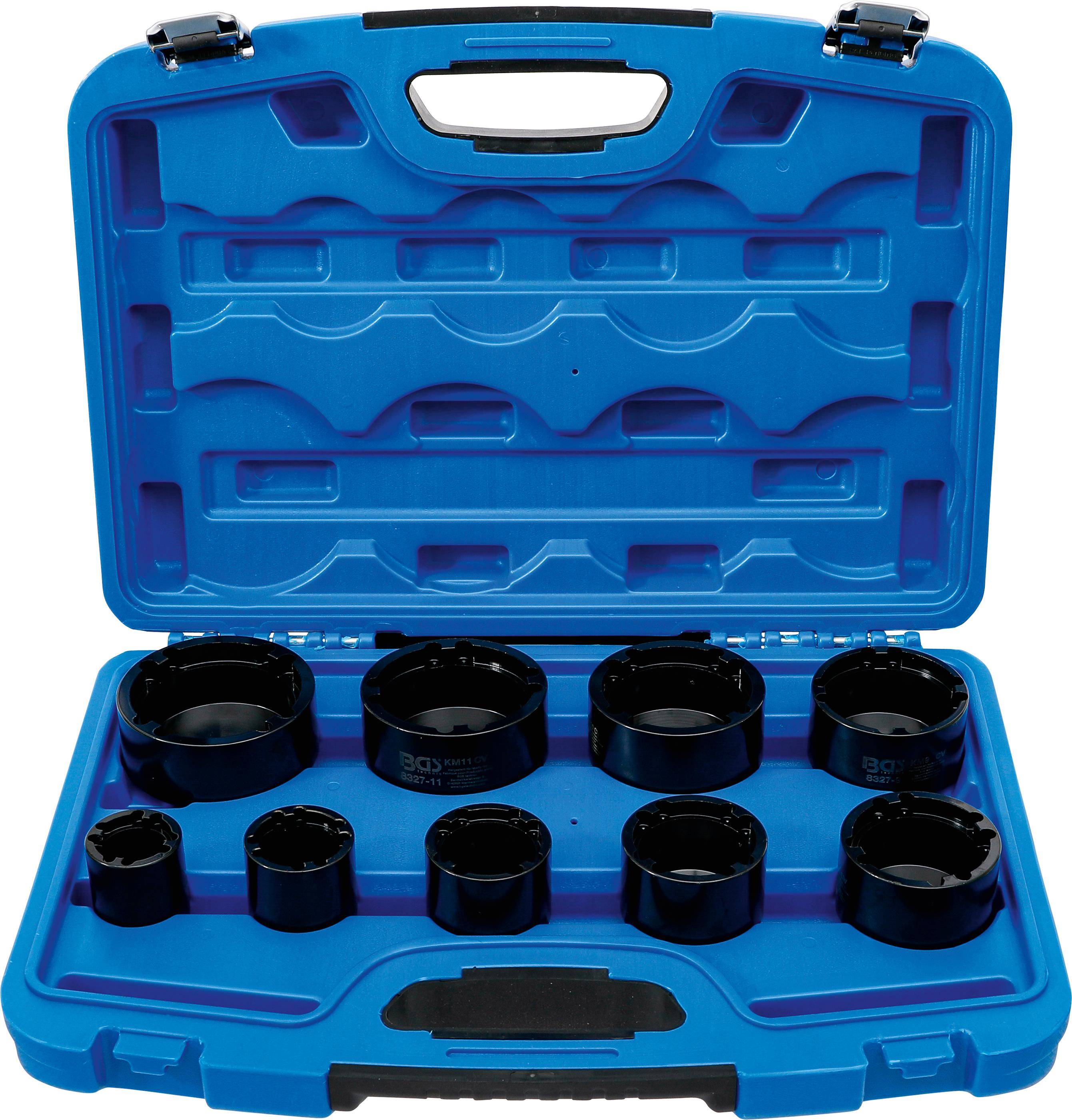 BGS technic Nutmutternschlüssel-Satz | Zapfen innen liegend | KM4 -