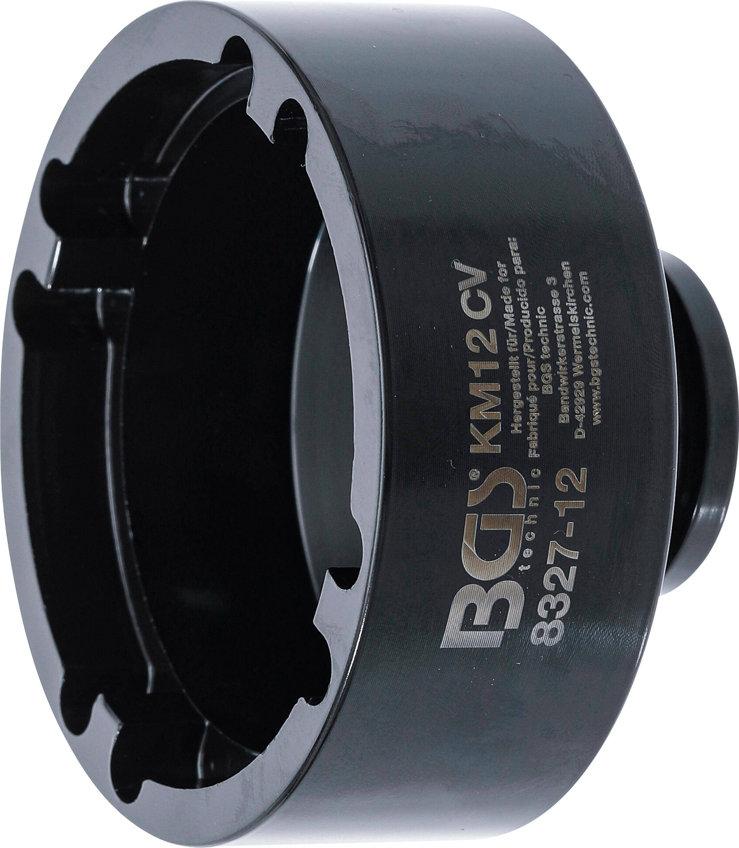 BGS technic Nutmutternschlüssel | Zapfen innen liegend | KM12