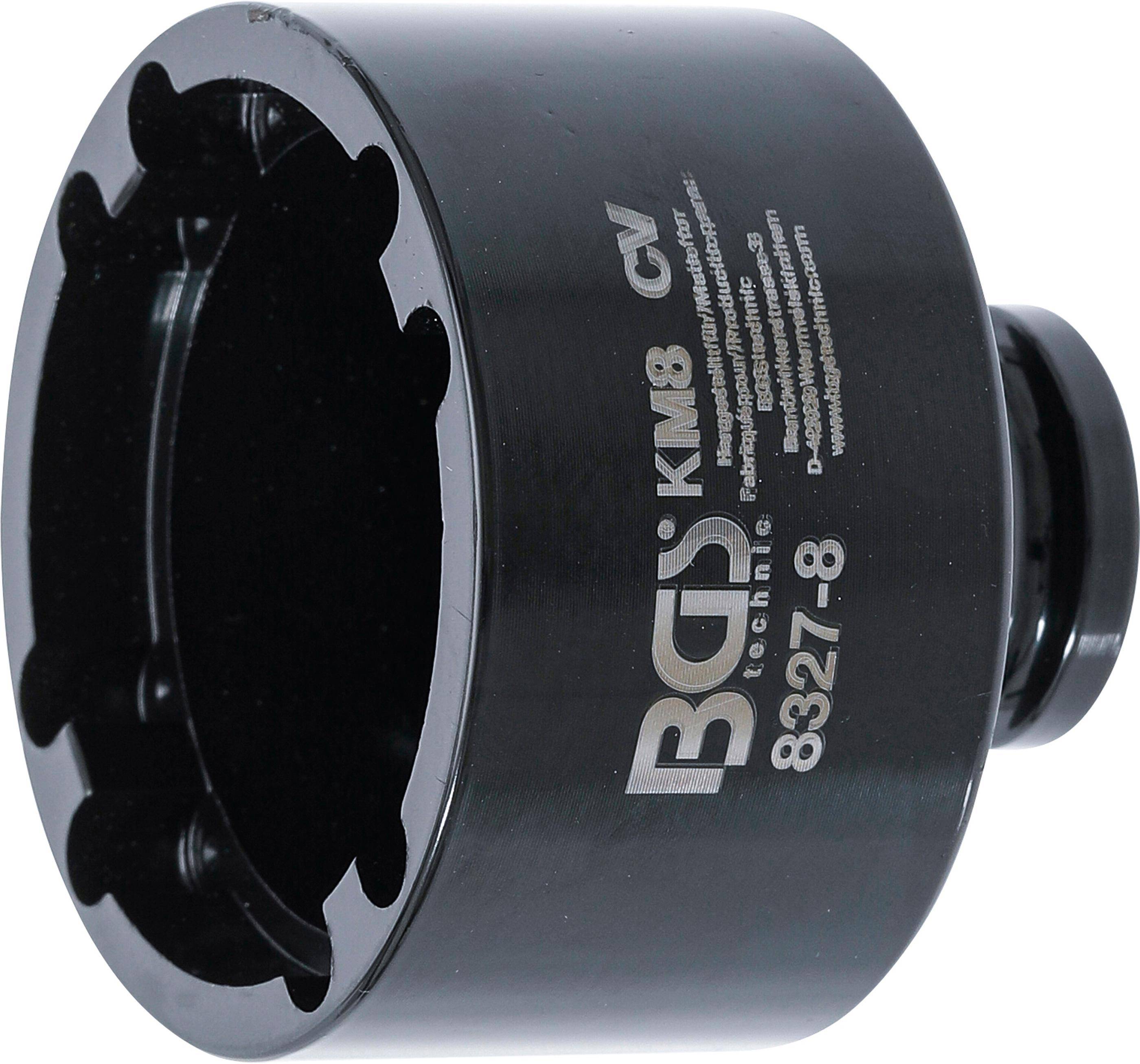 BGS technic Nutmutternschlüssel | Zapfen innen liegend | KM8