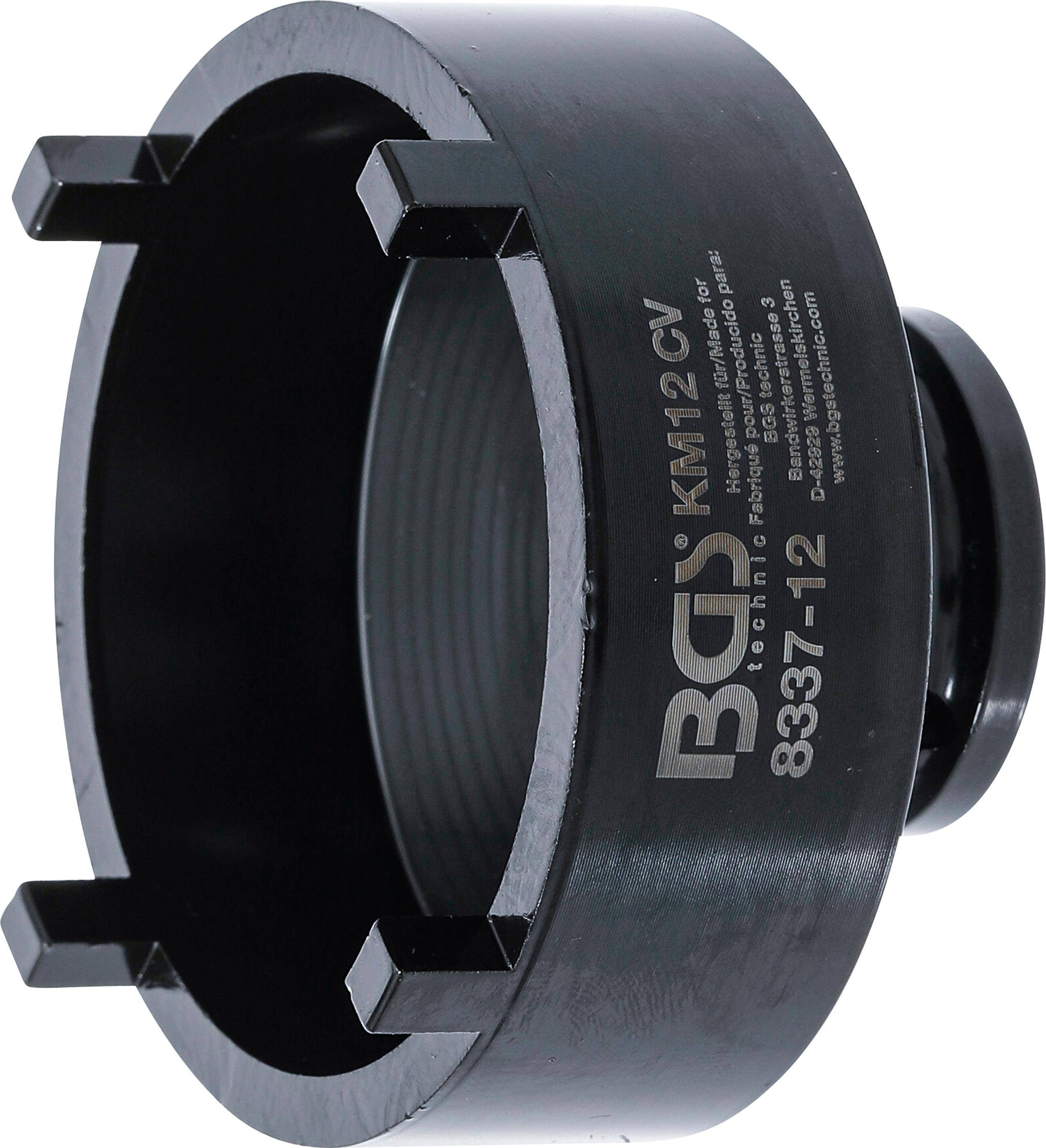 BGS technic Nutmutternschlüssel | Zapfen außen liegend | KM12