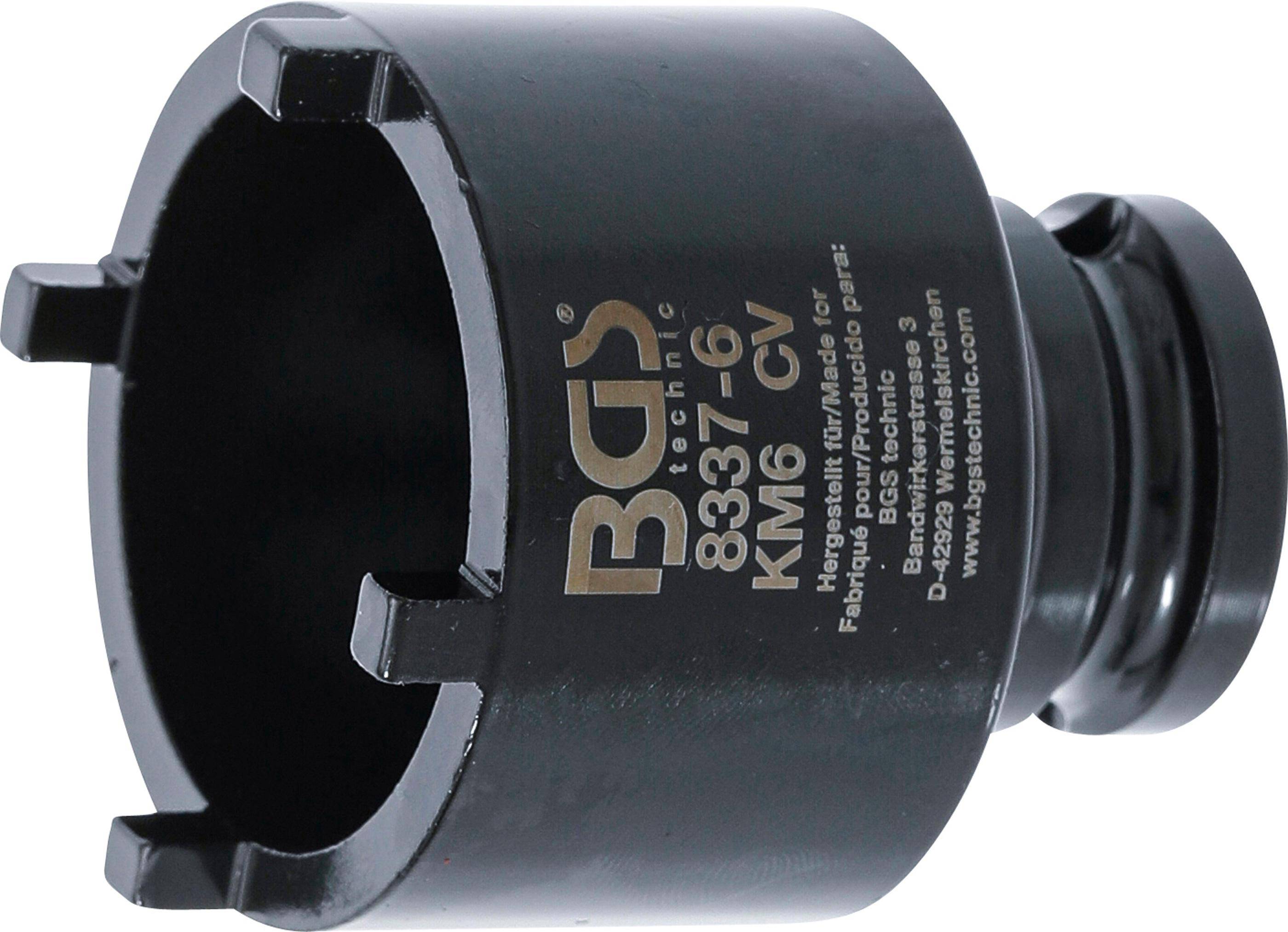 BGS technic Nutmutternschlüssel | Zapfen außen liegend | KM6