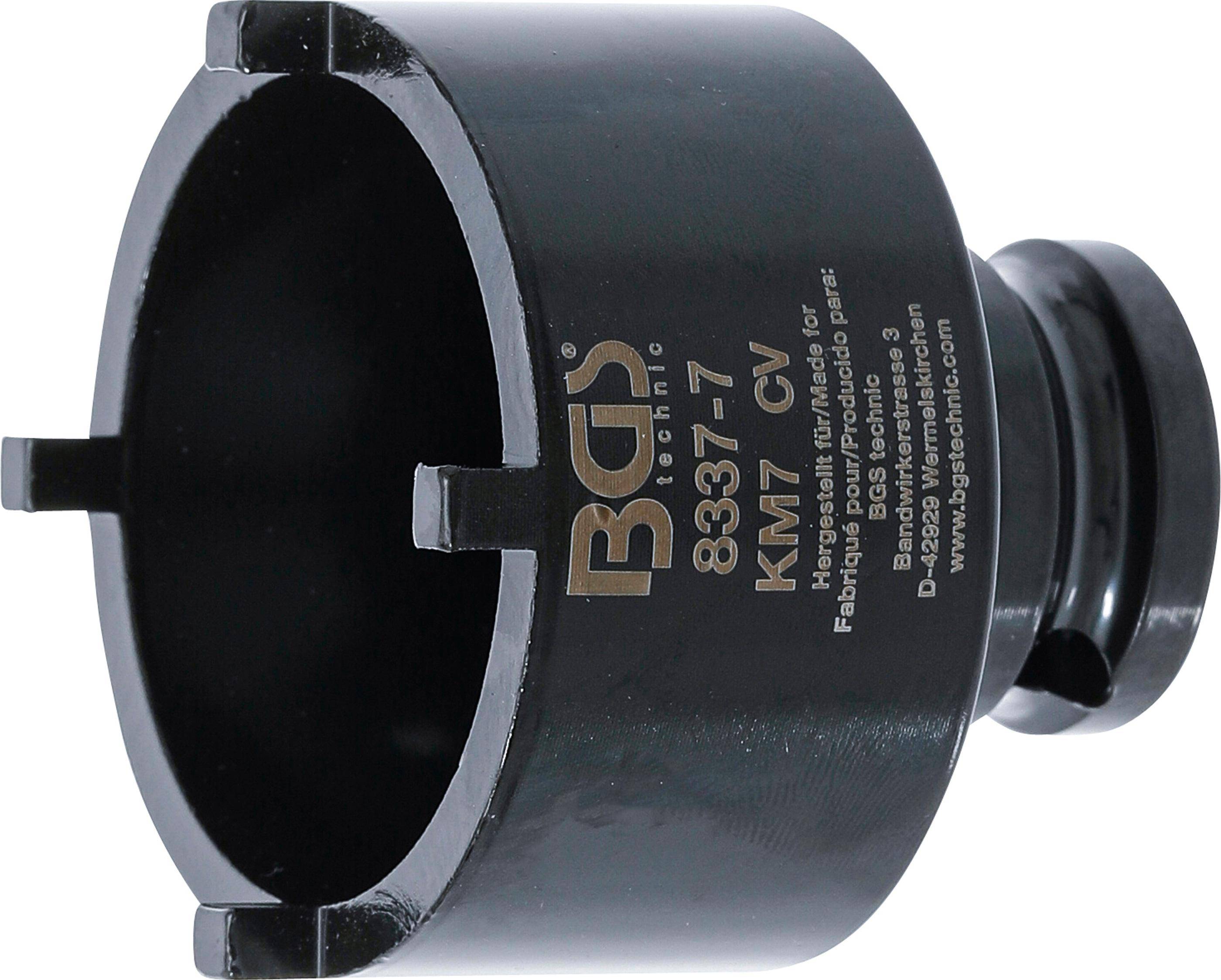 BGS technic Nutmutternschlüssel | Zapfen außen liegend | KM7